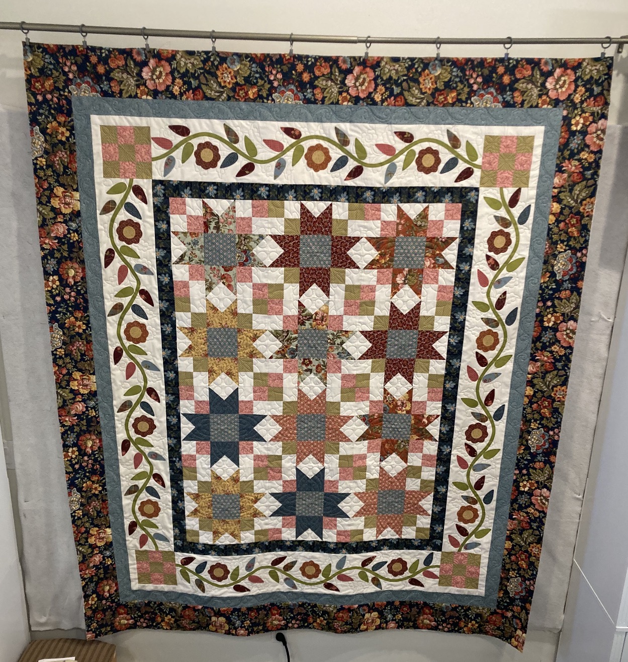 The Farmer’s Daughter quilt by Michele Urbany Neely Puluti displayed at the 2026 Blaine County Fair