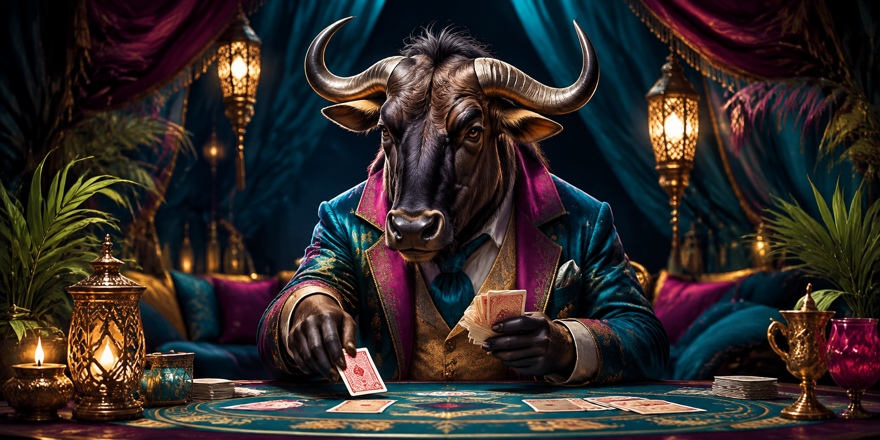 Original GNU illustration for Gnu Playing Cards