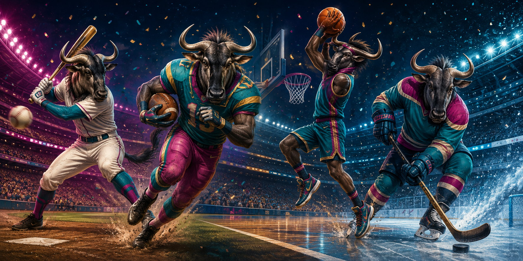 Original GNU artwork for Gnu Sports Cards