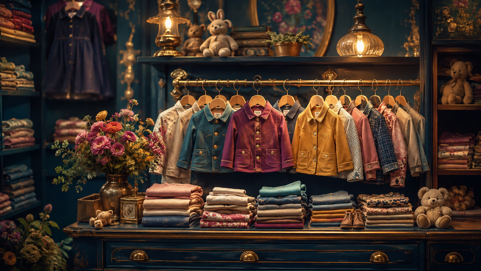 Children & Baby Clothing illustrated collection