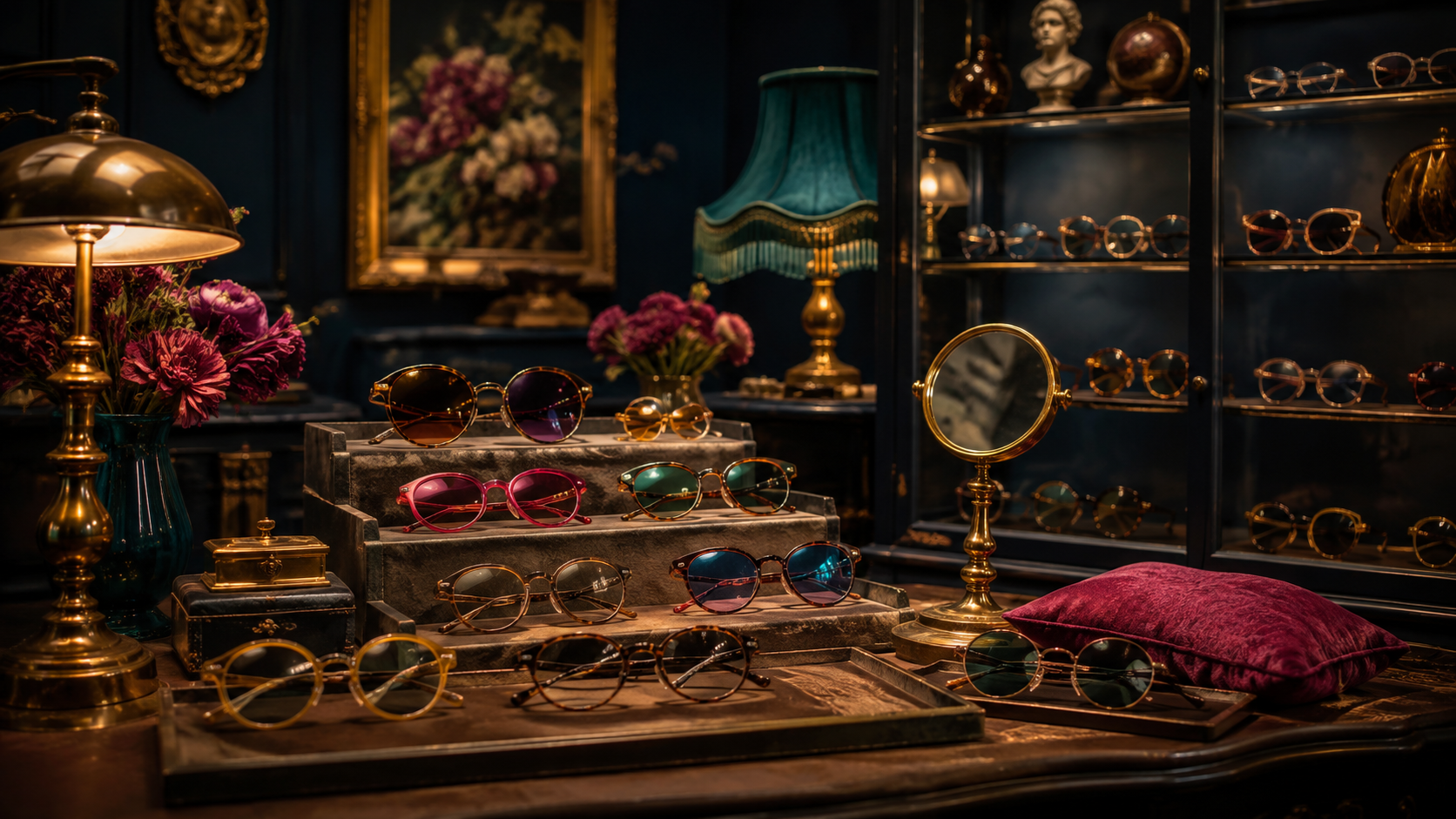Eyeglasses & Sunglasses illustrated collection