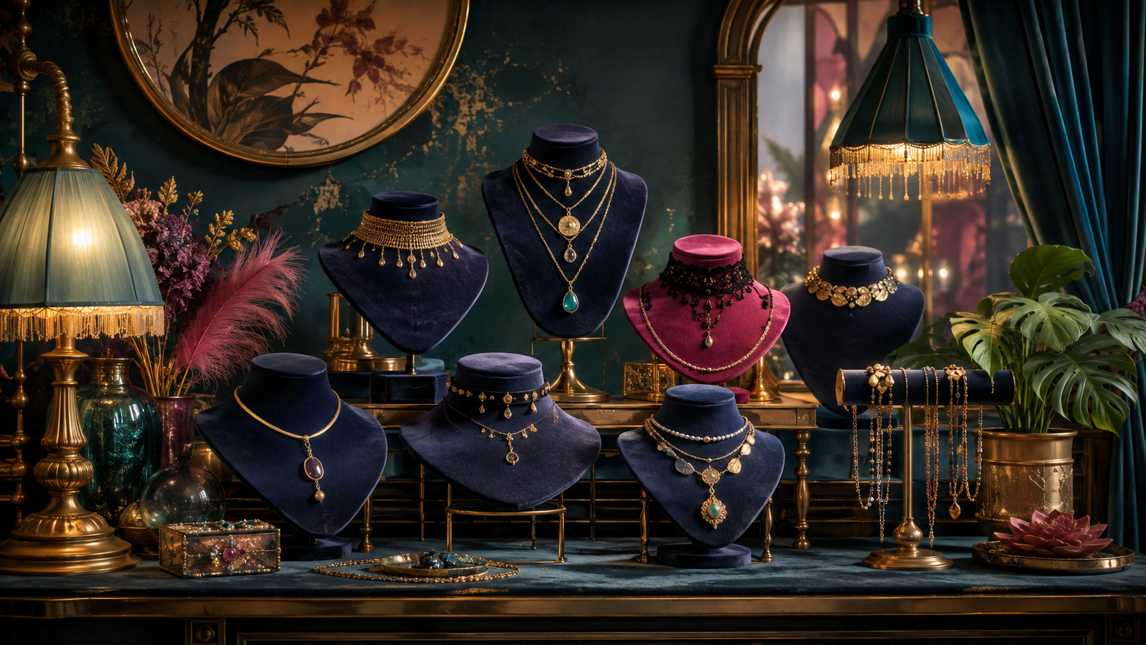 Necklaces & Chokers illustrated collection