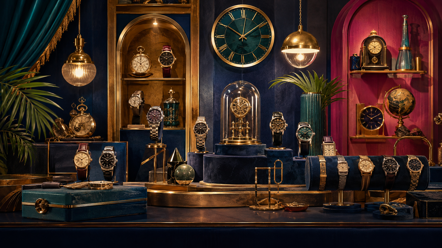 Watches & Timepieces illustrated boutique