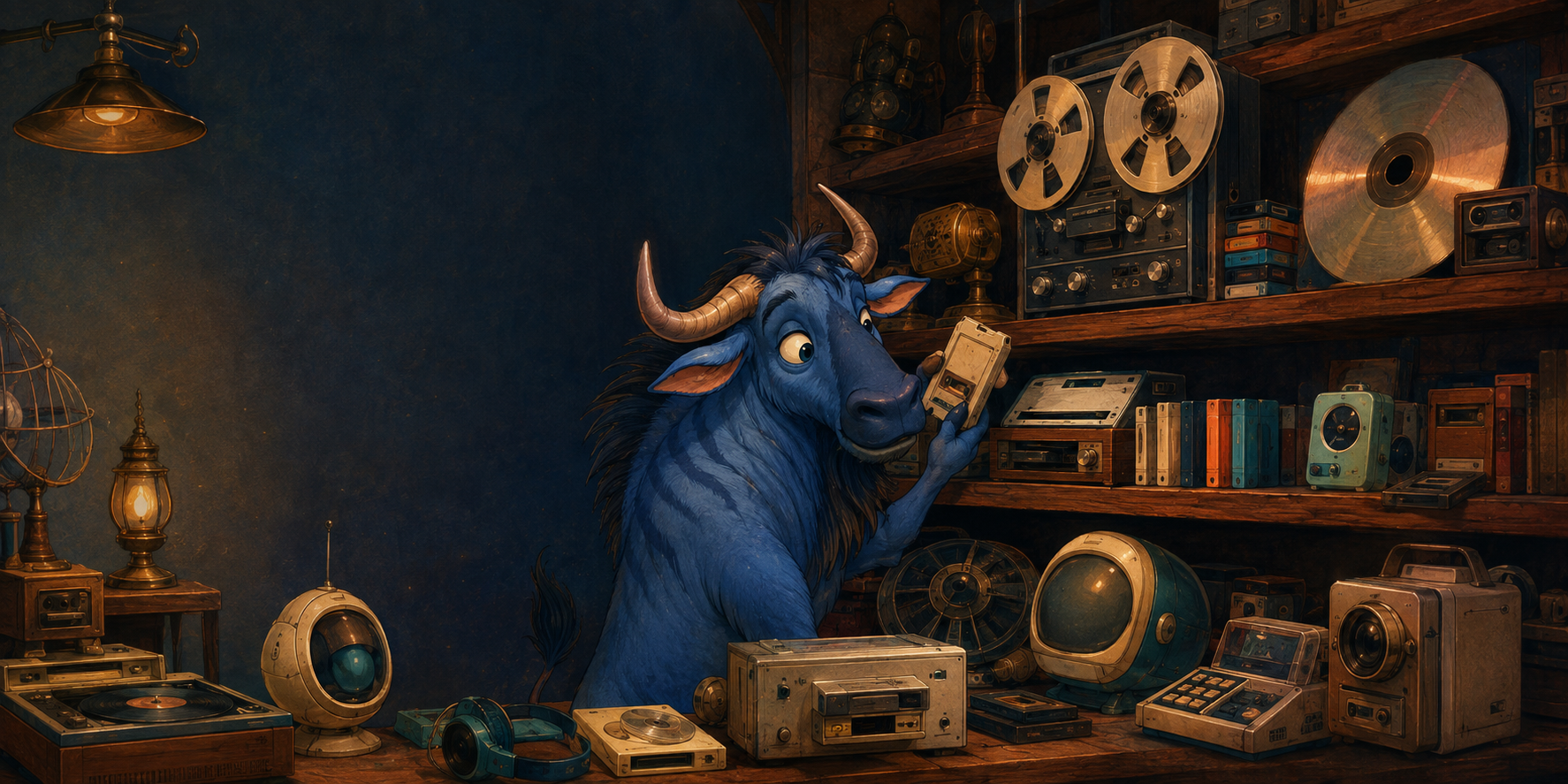 Reel to Reel & Old Formats MediaGNU room